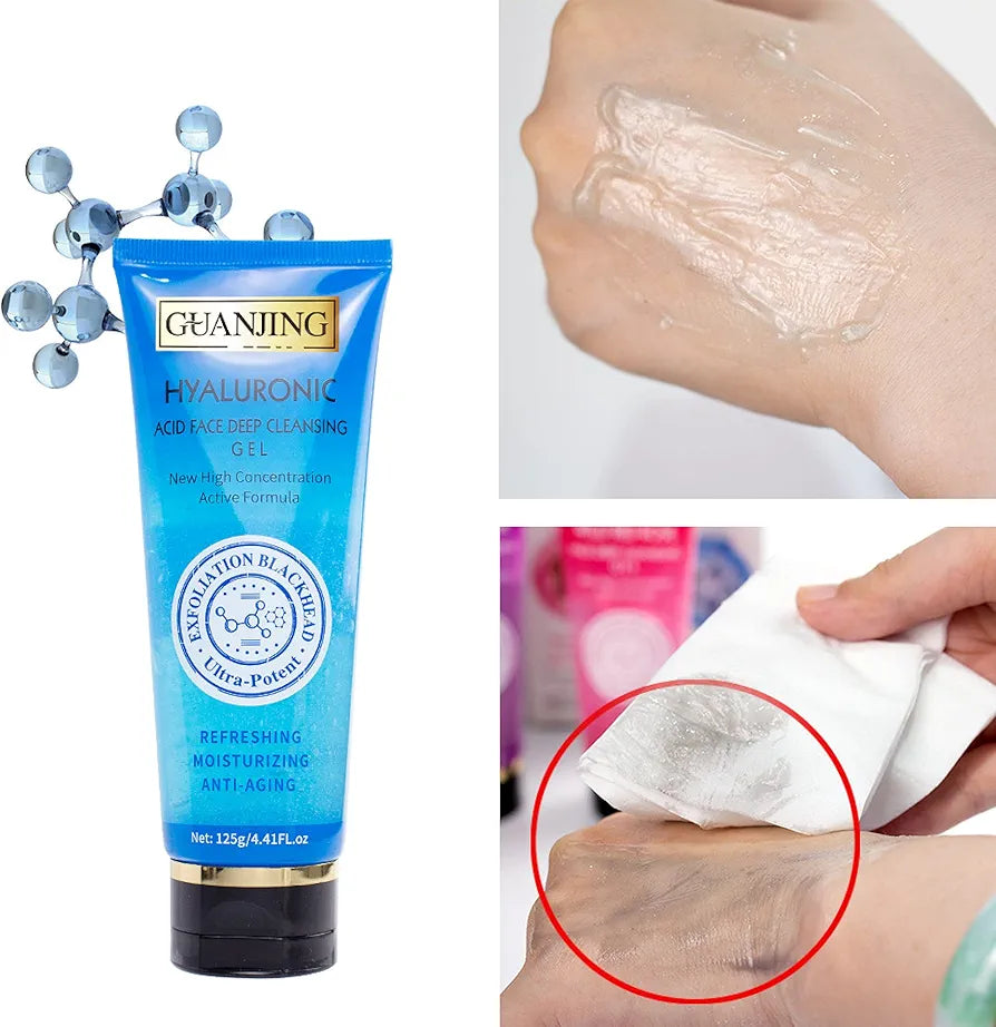 Guanjing Hyaluronic Acid Face Deep Cleansing Gel 125g.