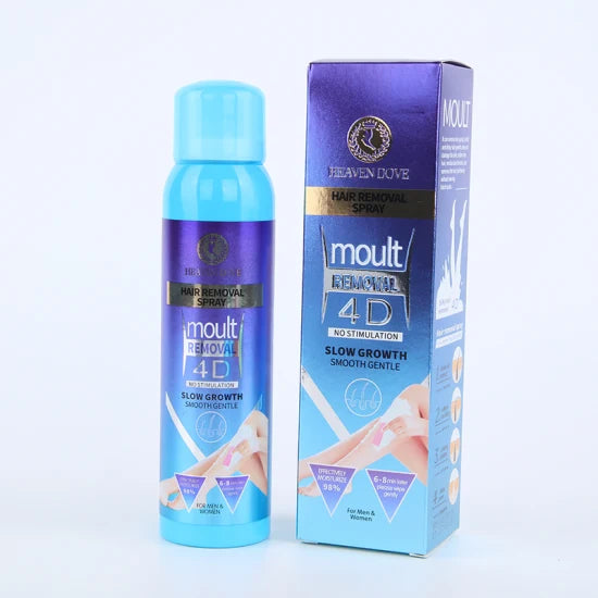 HEAVEN DOVE MOULT HAIR REMOVAL SPRAY || SMOTH CLEAN SKIN