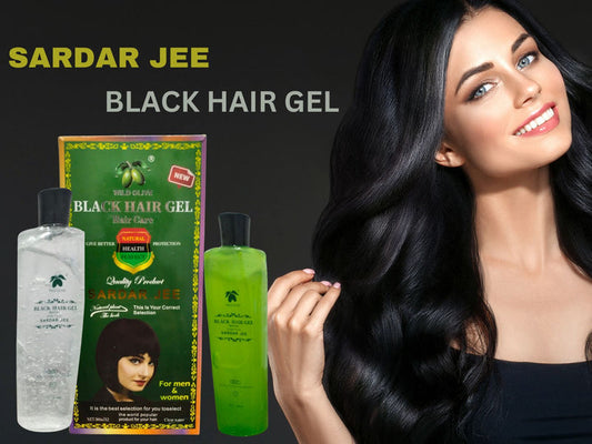 BLACK HAIR GEL ( Sardar Jee ) || 100% Original