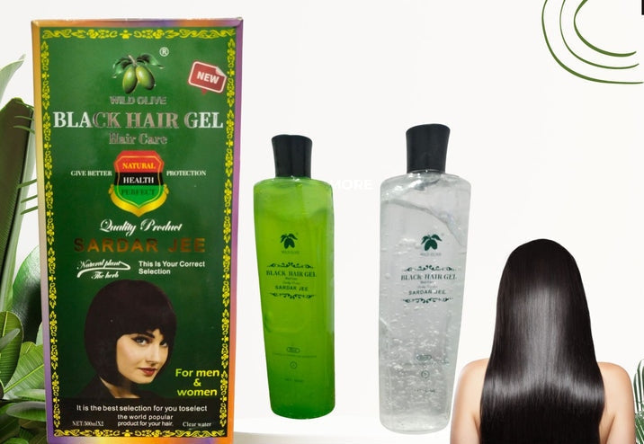 BLACK HAIR GEL ( Sardar Jee ) || 100% Original